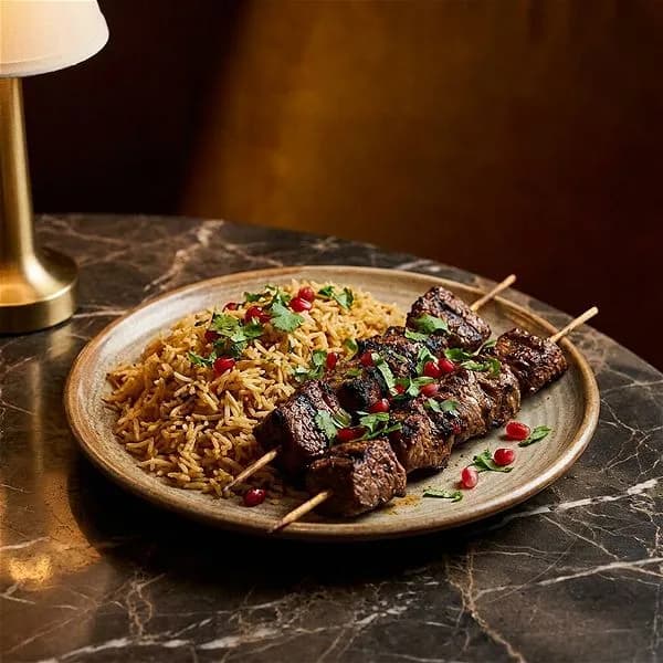 Beef Kabob Pilao